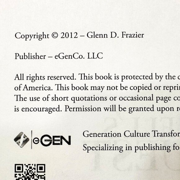 Hell's Guest By Col. Glenn D. Frazier - Hardcover - Autographed - Picture 7 of 7